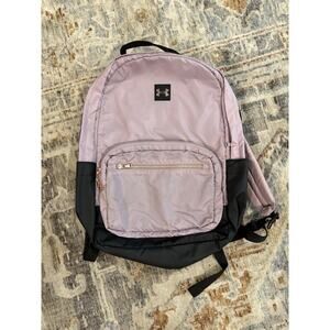 Under Armour Women's Favorite Backpack Mauve Pink/Metallic Rose Gold 1362225 698